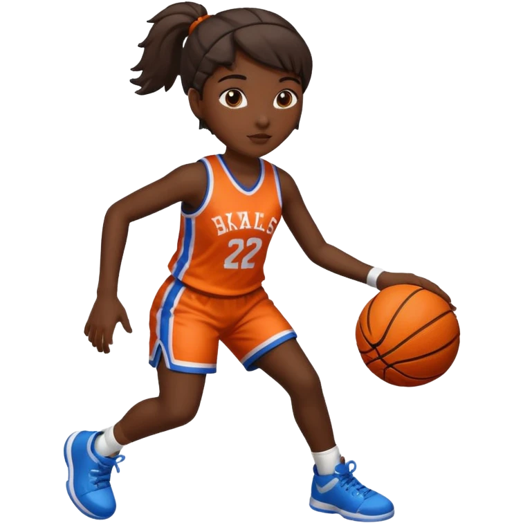 Girl playing basketball  emoji
