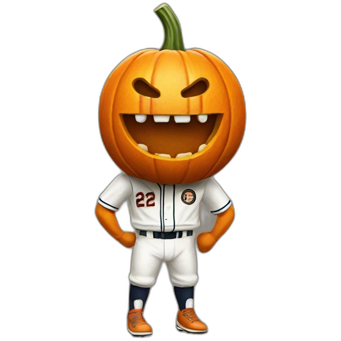 BASEBALL PUMPKIN emoji