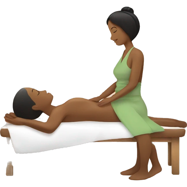 Spa massage relax  emoji