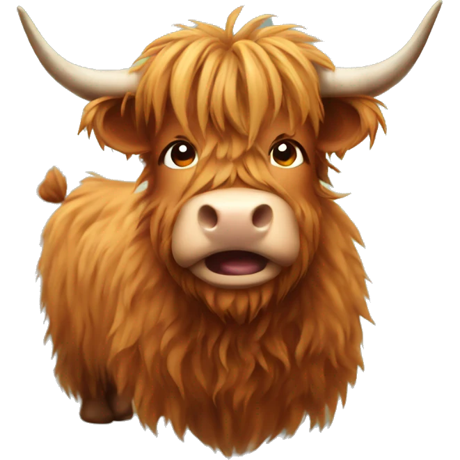 highland cow  emoji