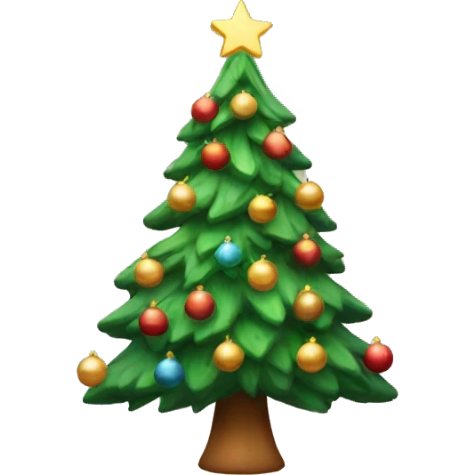 aesthetic christmas tree emoji