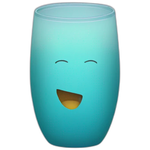 Vaso de agua emoji