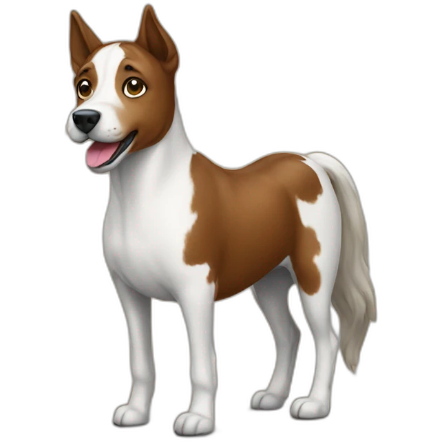 dog on a horse emoji