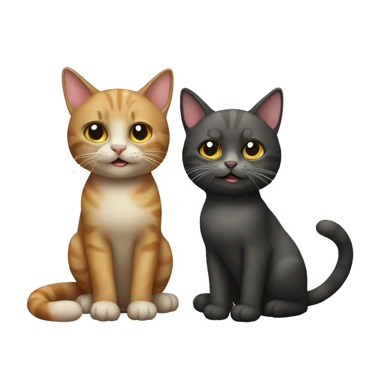 two cats emoji