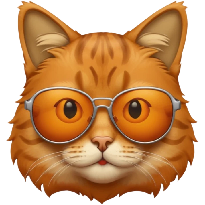 Cat wearing sunglasses emoji
