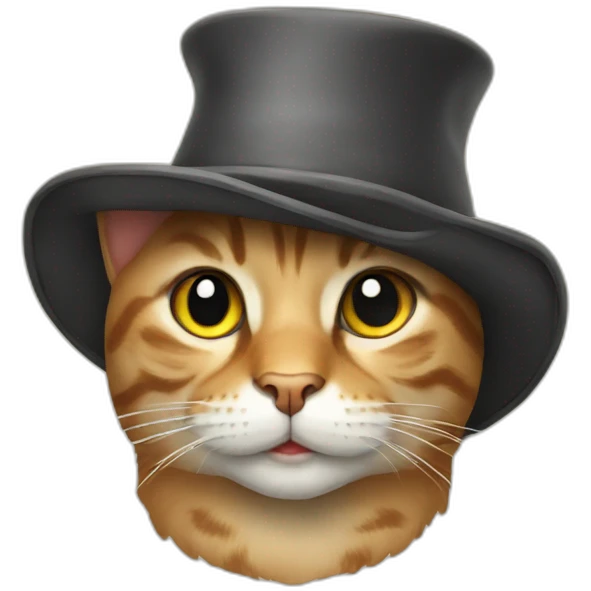 cat with hat emoji