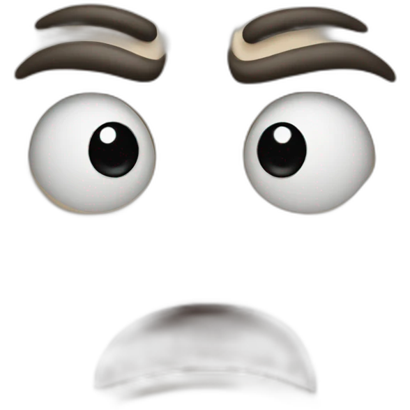 Mean face  emoji