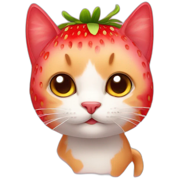 strawberry cat emoji