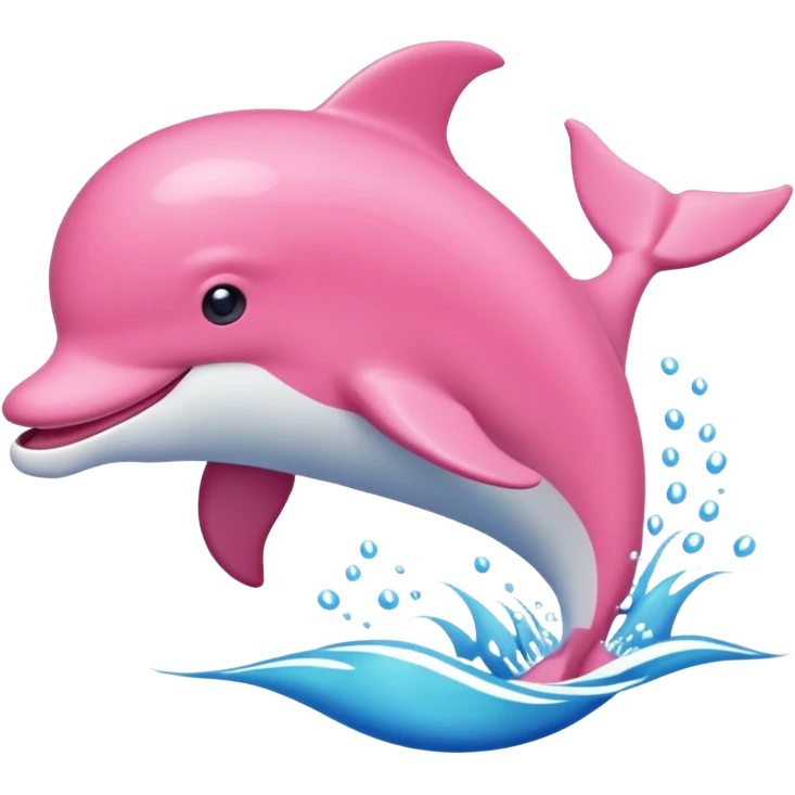 Pink dolphin  emoji