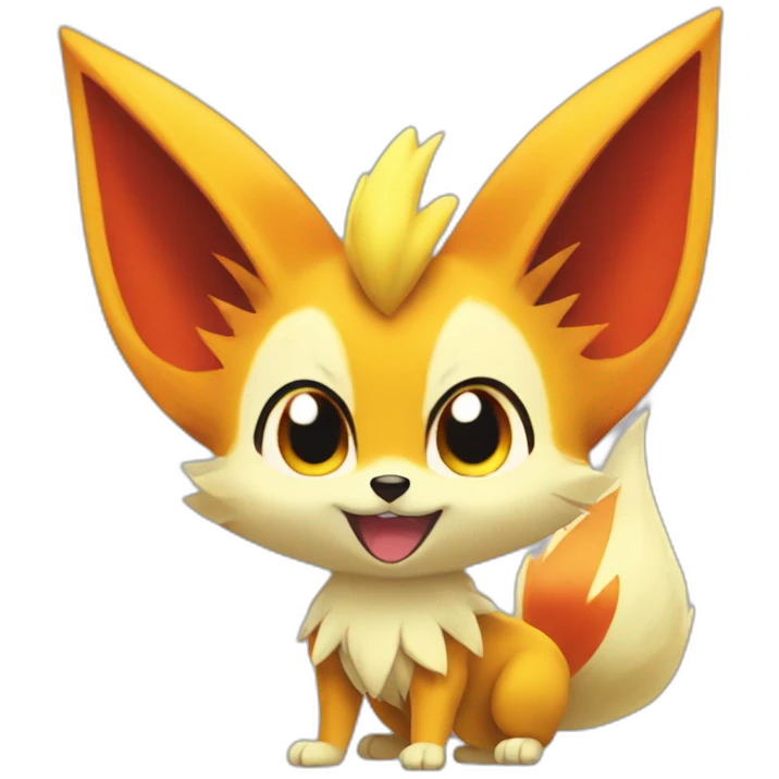 The pokemon fennekin emoji