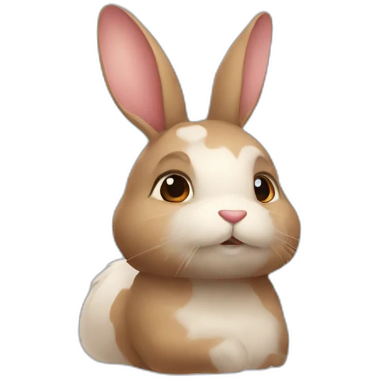 conejo enamorado emoji