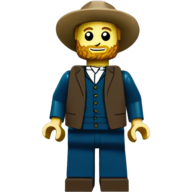 vincent van gogh lego full body emoji