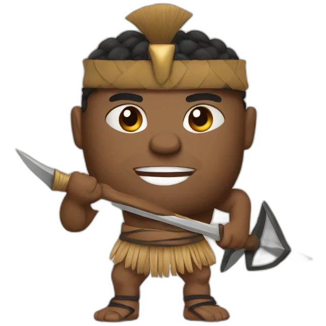 Fijian Warrior emoji