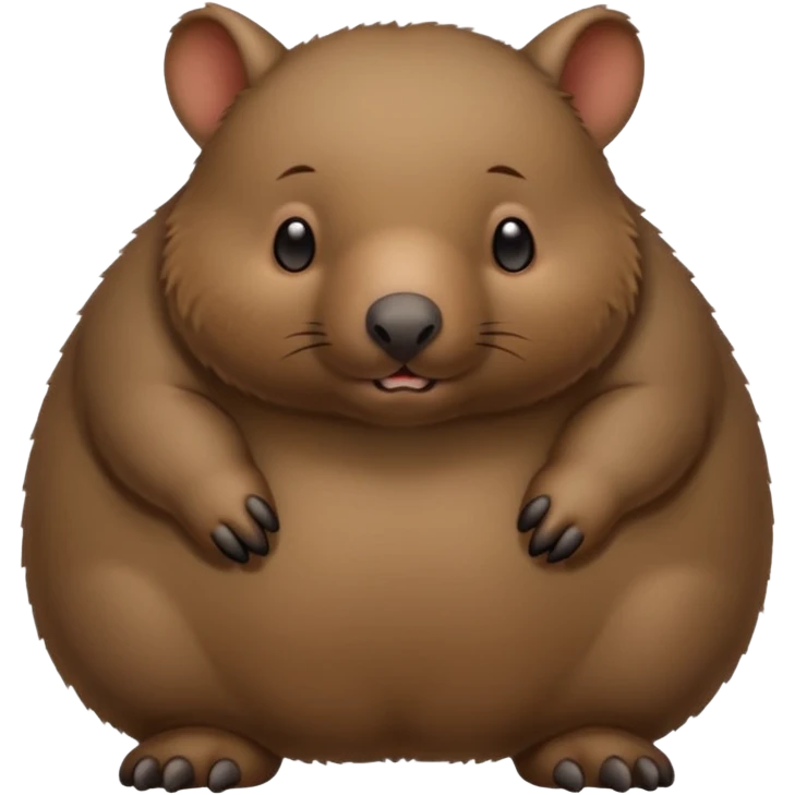 Wombat butt emoji