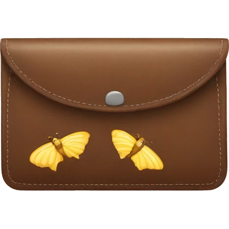 empty wallet with moths flying out emoji