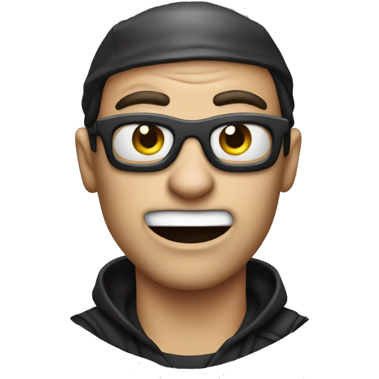 Catoon styled robber emoji