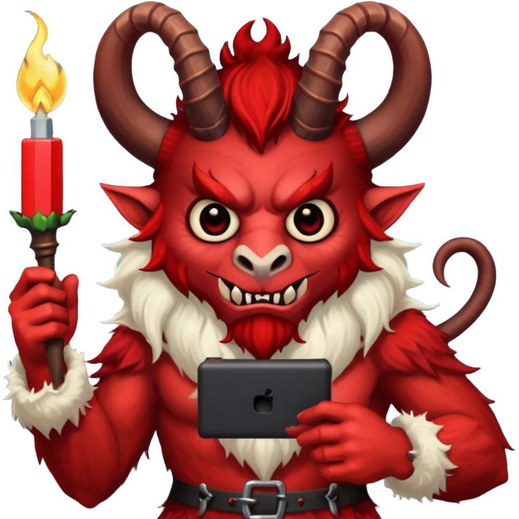 Christmas Krampus emoji