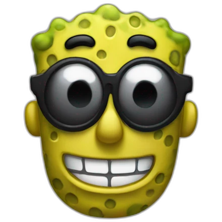 Black spongebob emoji