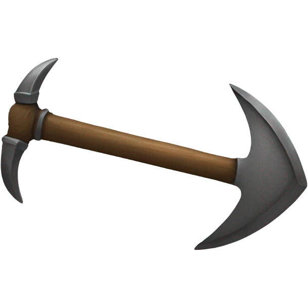 battleaxe made of iron emoji