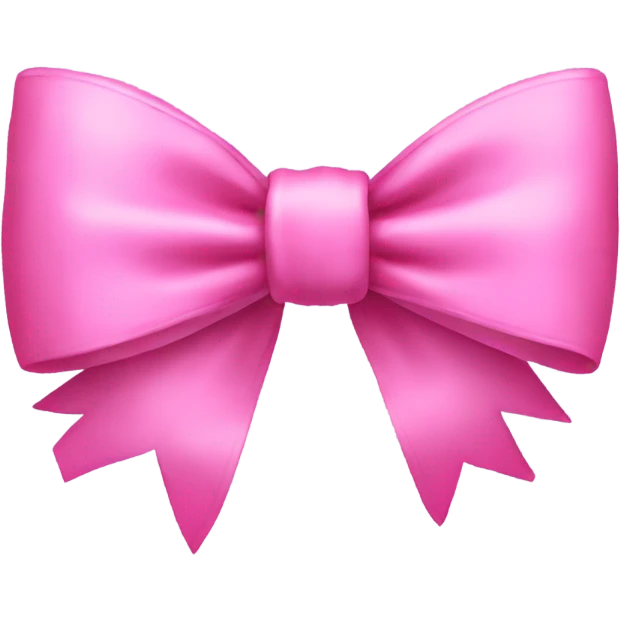 Pink coquette bow  emoji