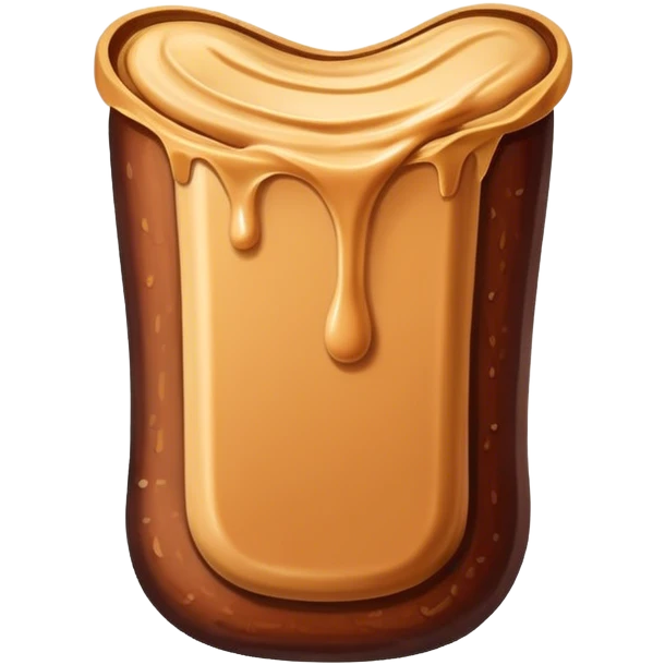 Dried Date filled with peanut butter emoji