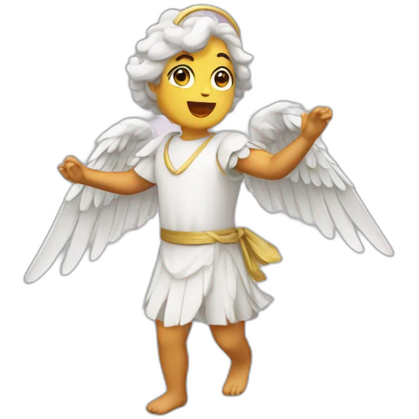 Ange qui fait caca emoji