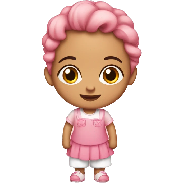 Coração rosa bebe emoji