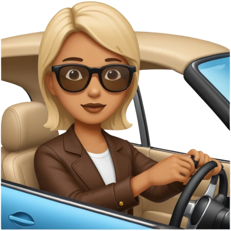 Simit araba kullanıyor emoji