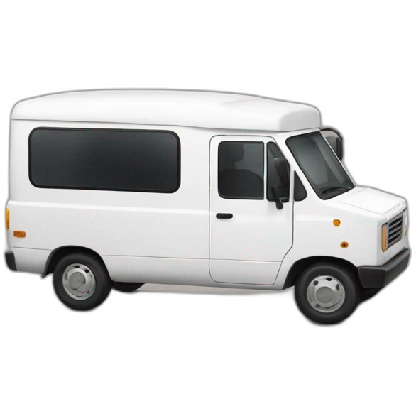 une camionette blanche emoji