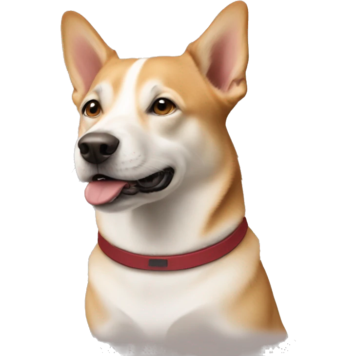 Elon Musk is a dogA dog with the head of Elon Musk emoji