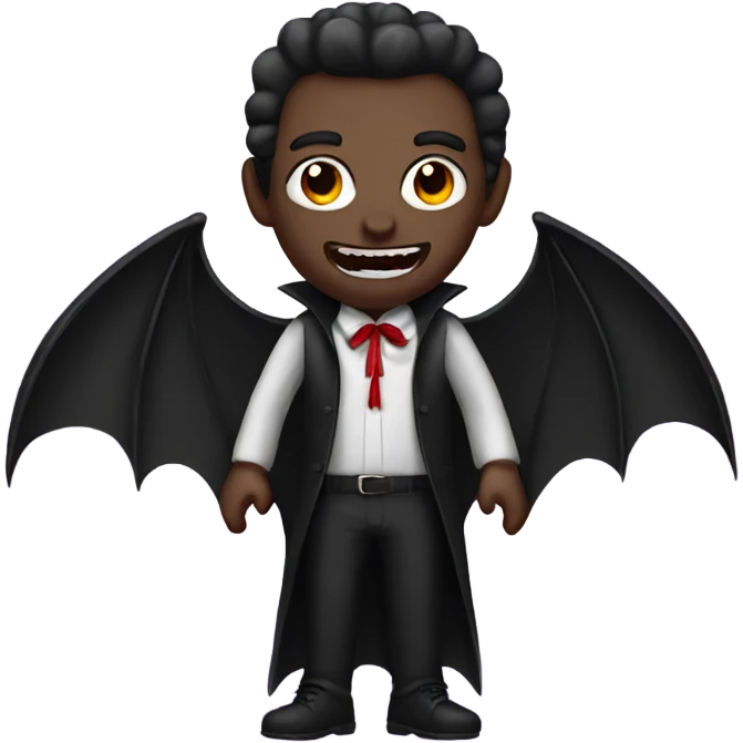  vampire with a bat wings emoji