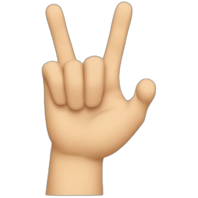 gojo using domain expansion hand sign emoji