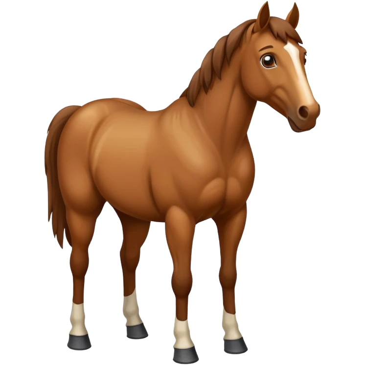 Horse outside  emoji