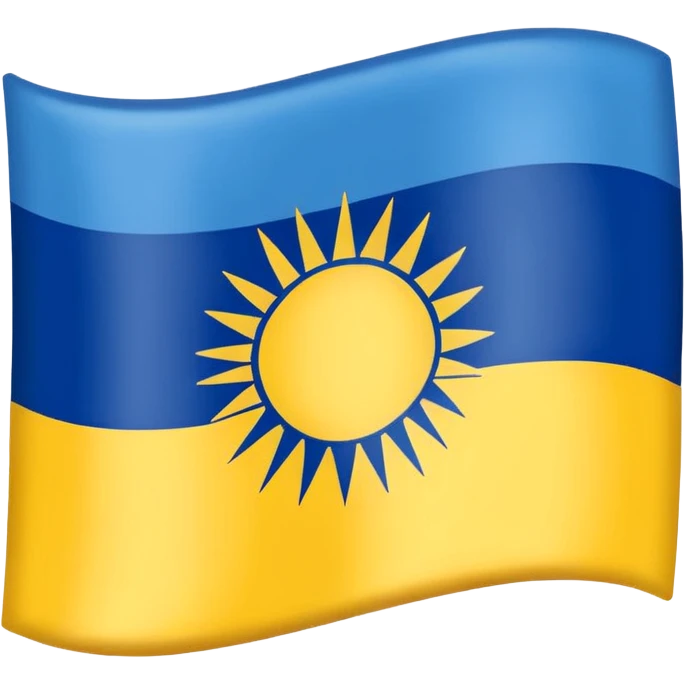 флаг республики Бурятия  emoji