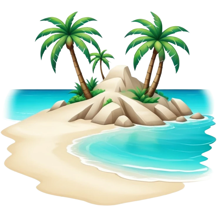 island beach  emoji