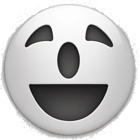 Cute smiley face  emoji