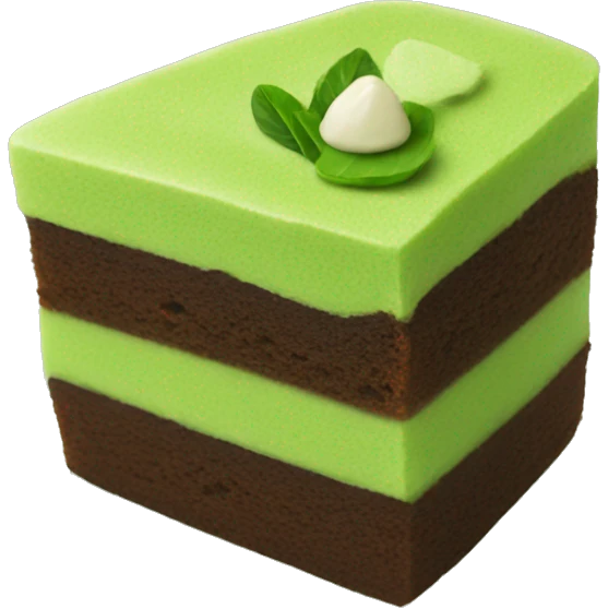 Matcha cake emoji