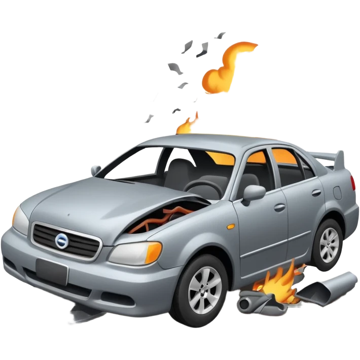 Honda  accidente emoji