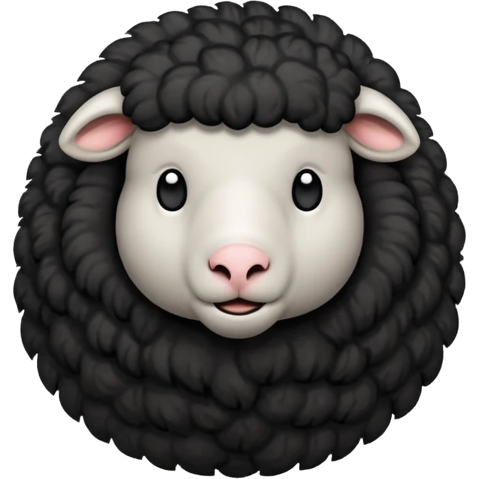 Black sheep emoji