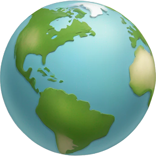 globe south america emoji
