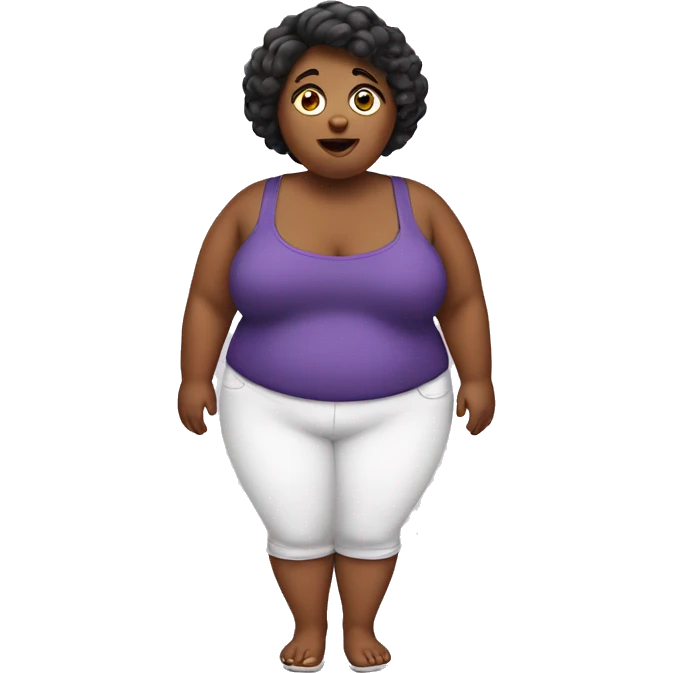 Fat girl emoji