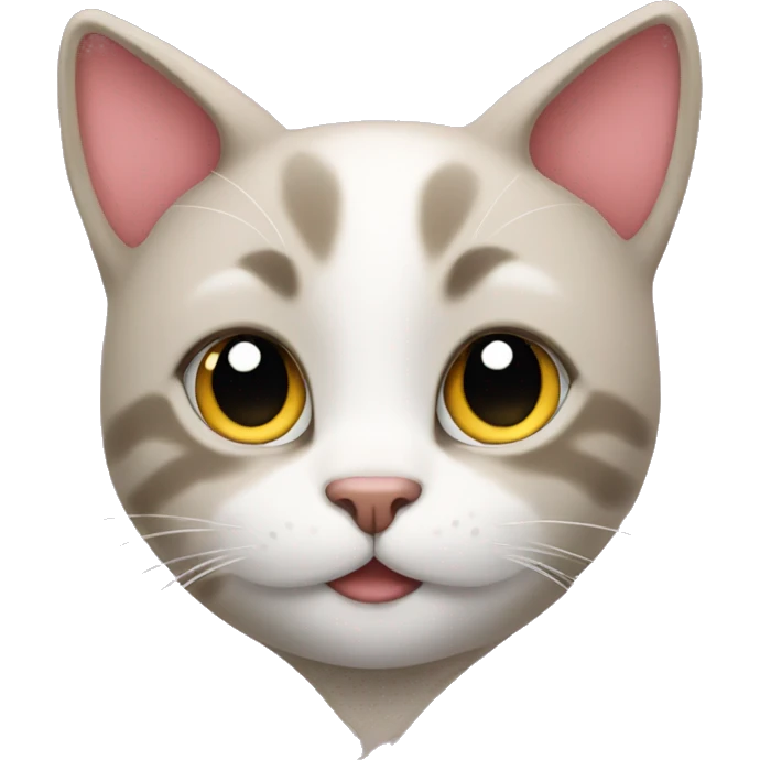 Cat with heart emoji