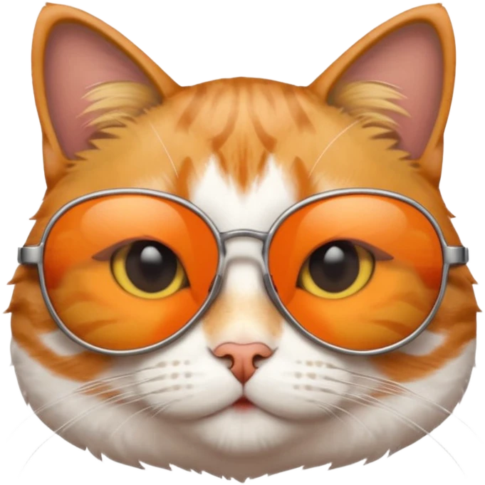 Cat wearing sunglasses emoji