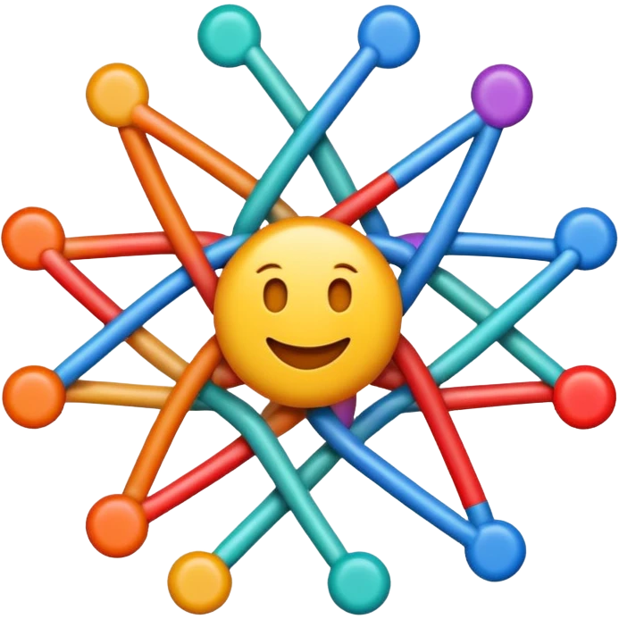 neural network diagram AI emoji emoji