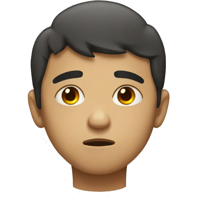 sad boy emoji