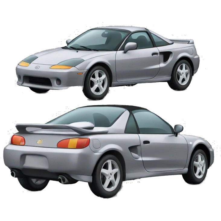 2001 grey toyota mr2 emoji