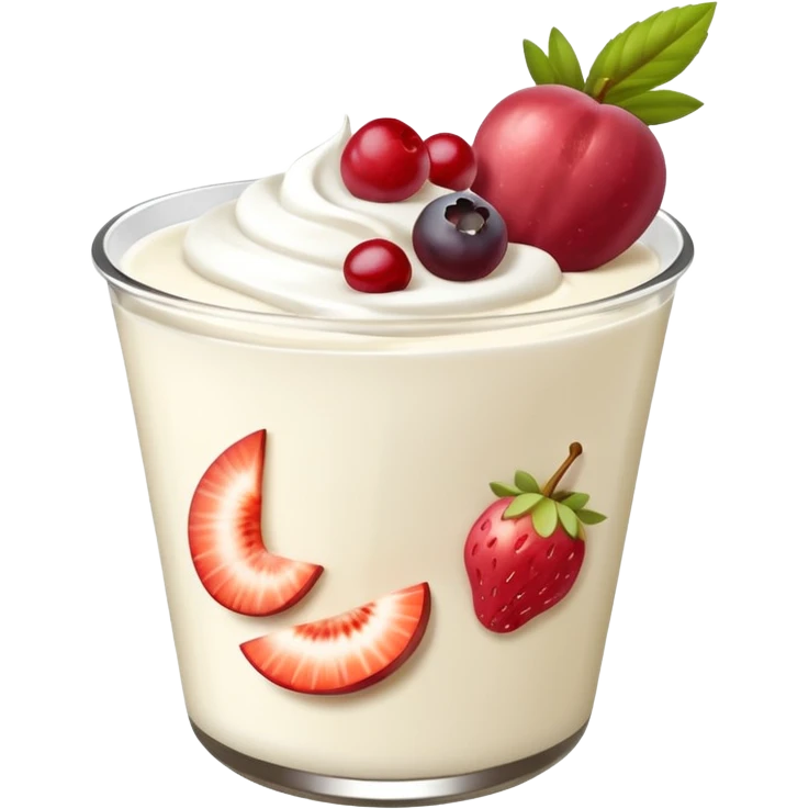 Yogurt greco e frutta secca
 emoji