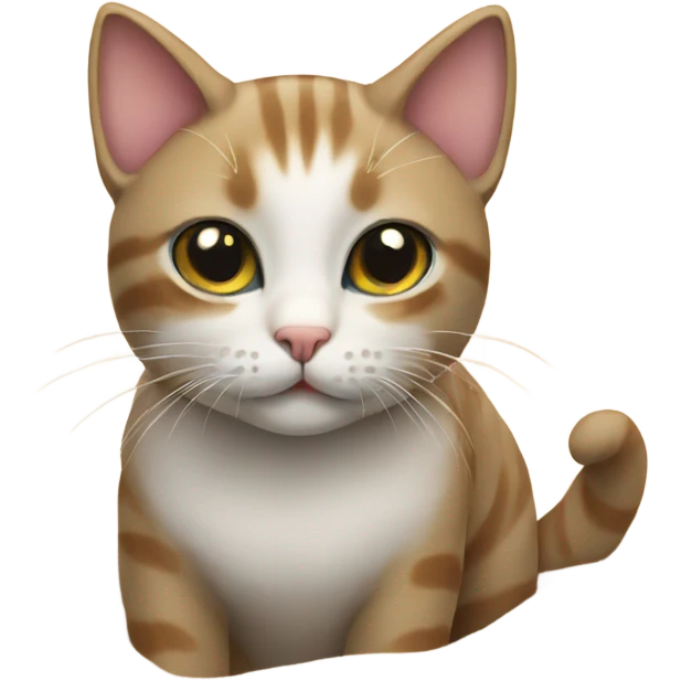 Cat on a beach emoji