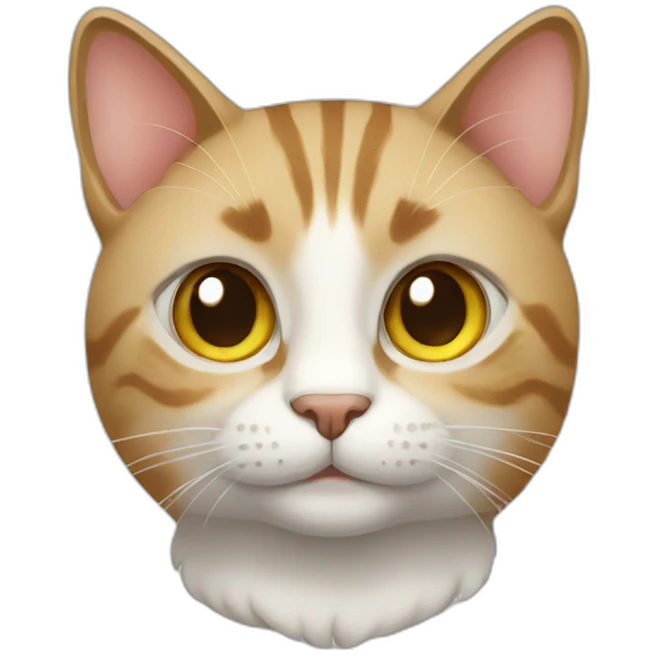 smart cat emoji