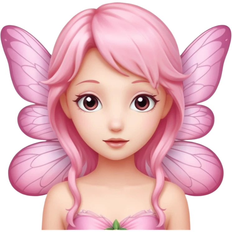pink fairy emoji